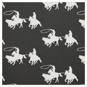Tissu Western Rodeo Cowboy