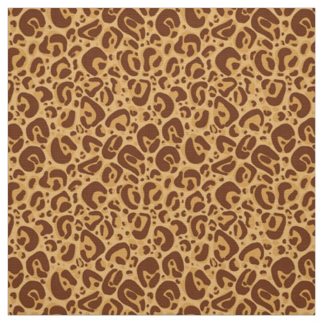 Tissu Wild big cat poster de animal safari motif (Échantillon)