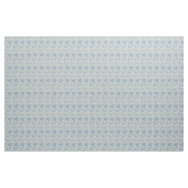 Tissu William Morris Beau motif floral, bleu, rose (Yard)