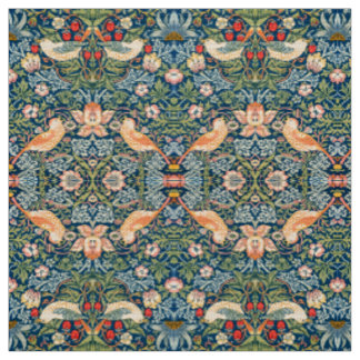 Tissu William Morris Strawberry Thief Motif floral