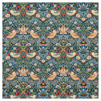 Tissu William Morris Strawberry Thief Motif floral