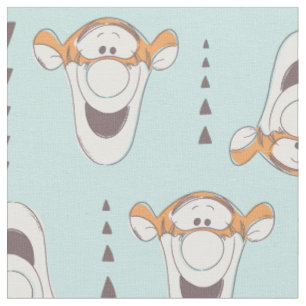 Tissu Winnie l'Ourson Tigger Triangle Pastel Motif
