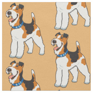 Tissu Wire Fox Terrier