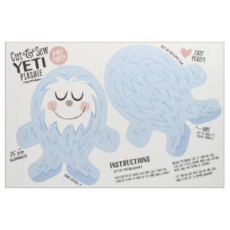 Tissu Yeti coupé et coupé - Fun do-it-yourself Plu