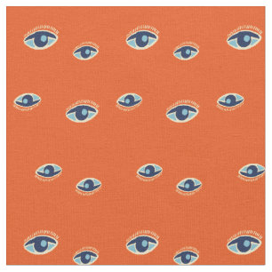 Tissu Yeux bleus