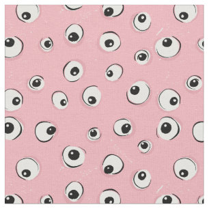 Tissu Yeux de zombie Halloween visages drôles
