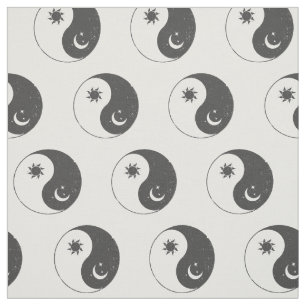 Tissu yin solaire lunaire yang équilibre céleste cosmi