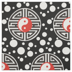 Tissu Yin & Yang Yantra Tattoo + votre arrière - plan & 