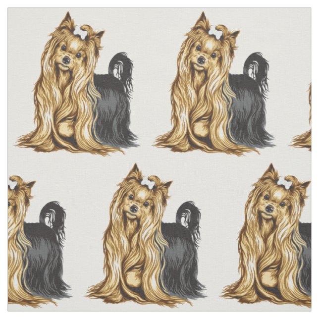 Tissu yorkshire terrier (Échantillon)