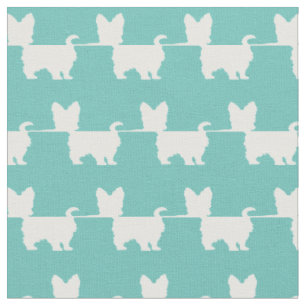 Tissu Yorkshire Terrier Chien Silhouette Animal Yorkie T