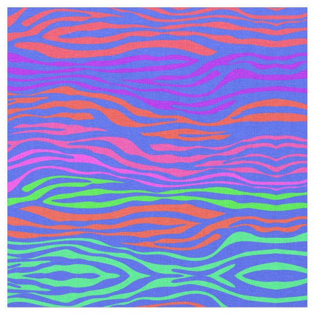 Tissu Zèbre Abstrait (Fermer)