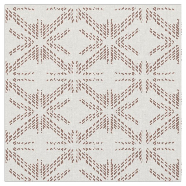 Tissu zenda lignes aztèques pointillées  (Fermer)