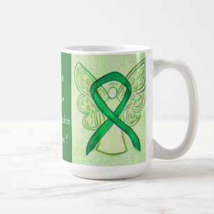Tissue Donation Awareness Ribbon Angel Custom Mug