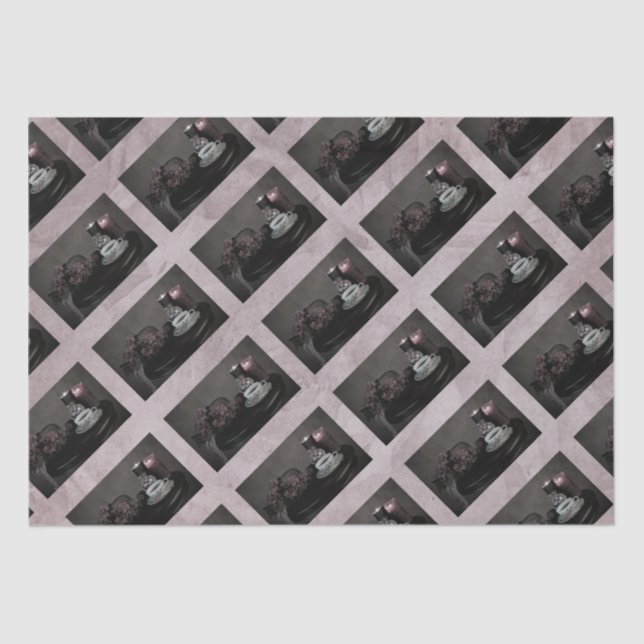 Tissue Paper 10lb Ladies Having Tea Opt.3 (Front)