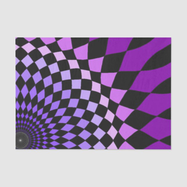 Tissue Paper 'Alice Floor' Purple (Front)