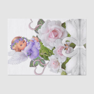 Tissue Paper Angel White Swans