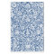 Tissue Paper Antique Floral Decoupage white blue
