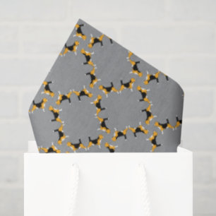 Tissue Paper Beagle dogs
