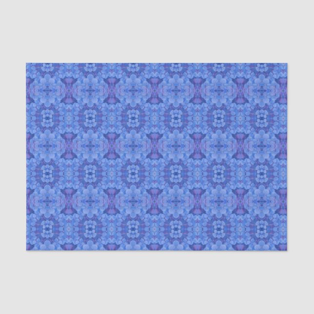 Tissue Paper - Blue Hydrangeas (Front)
