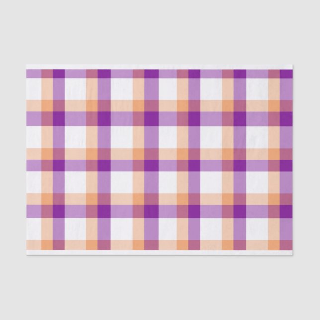 Tissue Paper- Cute Plaid Tissue Paper (Front)