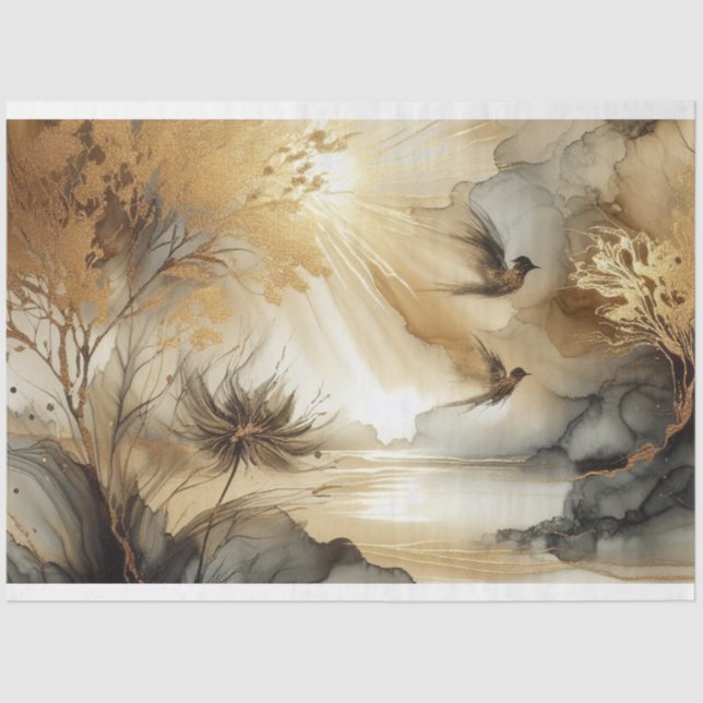 Tissue Paper, Decoupage, Gift Wrapping Tissue Paper (Front)