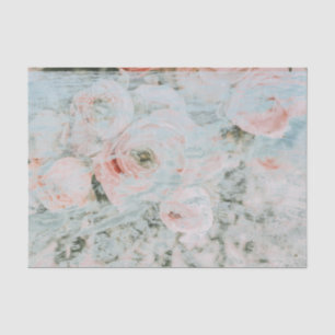 TISSUE PAPER : DECOUPAGE LAYERED : PEONIES