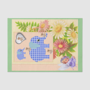 Tissue Paper Elephant Angel