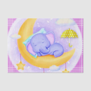 Tissue Paper Floral Elephant