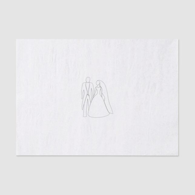 Tissue Paper for Wedding or Shower (Front)