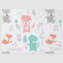 TISSUE PAPER  : FOREST FOX