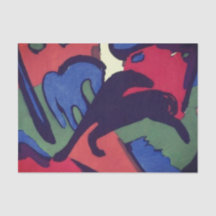 TISSUE PAPER FRANZ MARC HORSES