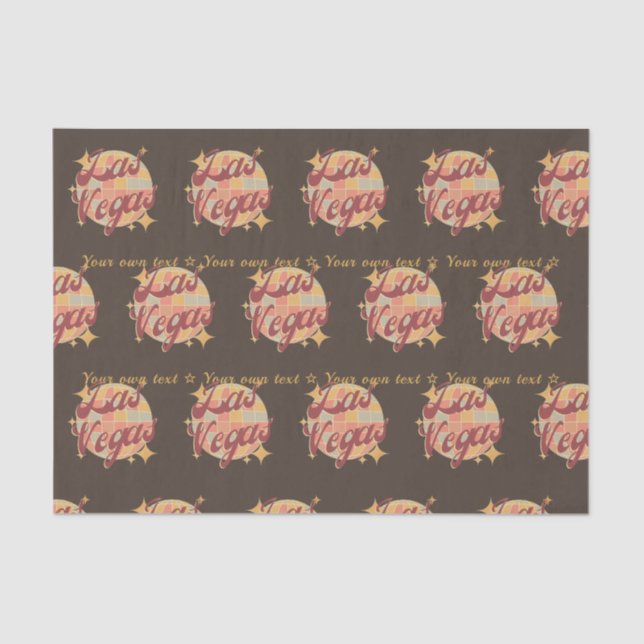 Tissue Paper gift wrapping Las Vegas city USA  (Front)