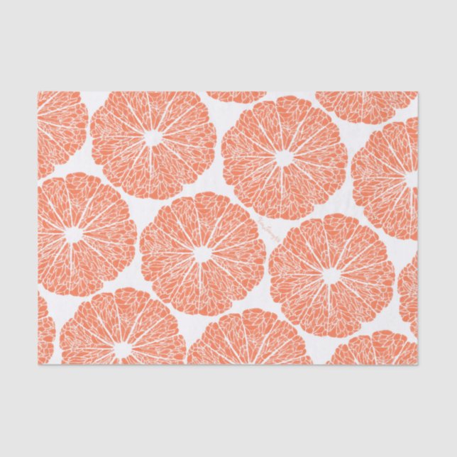 Tissue Paper - Grapefruit to Suit (Front)