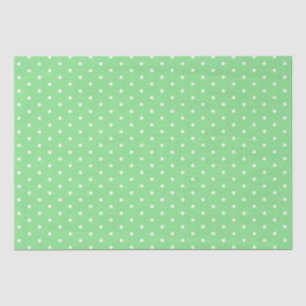 Tissue Paper/Green Polka Dots Paper