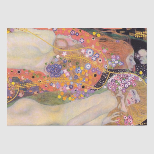 TISSUE PAPER : GUSTAV KLIMT : WATER SERPENTS II (Front)