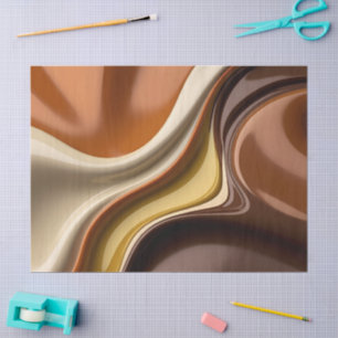 Tissue paper in stylish abstract graphic