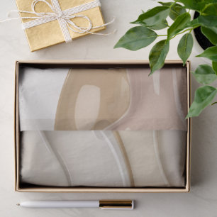 Tissue paper in stylish abstract graphic