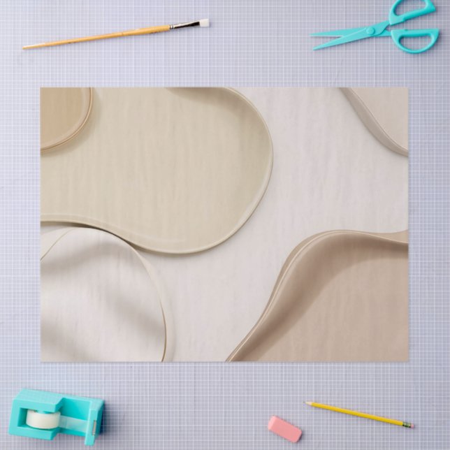 Tissue paper in stylish abstract graphic (Craft)
