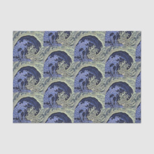 Tissue Paper JAPANESE WAVE PATTERN FEMININE