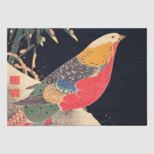 TISSUE PAPER : JAPANESE WOODBLOCK : ITŌ JAKUCHU