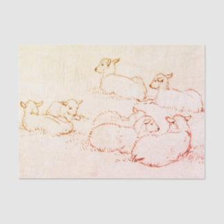 Tissue Paper LAMBS CUSTOMIZABLE