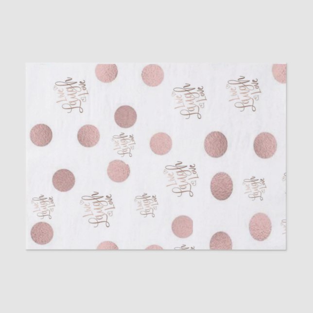 Tissue Paper Live Laugh Love (Front)