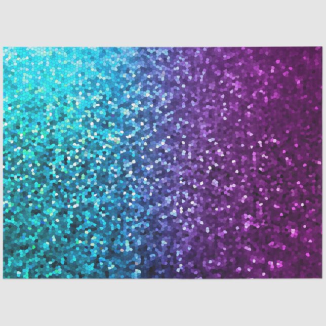 Tissue Paper Mosaic Sparkley Texture (Front)