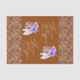 Tissue Paper Paisley Angels