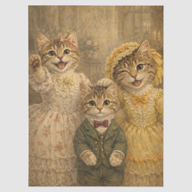 Tissue paper Pet decopauge, wrapping (Front)