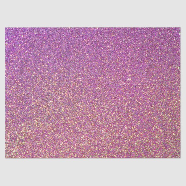 Tissue Paper/Pink Glitter Paper (Front)