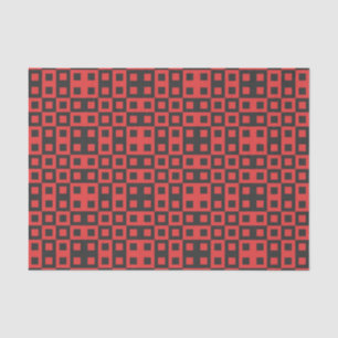 Tissue Paper PSYCHEDELIC BLACK AND RED