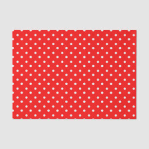 Tissue Paper/Red Polka Dots Paper