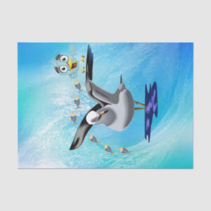 Tissue Paper Seagull Fish Bird Ocean Wave