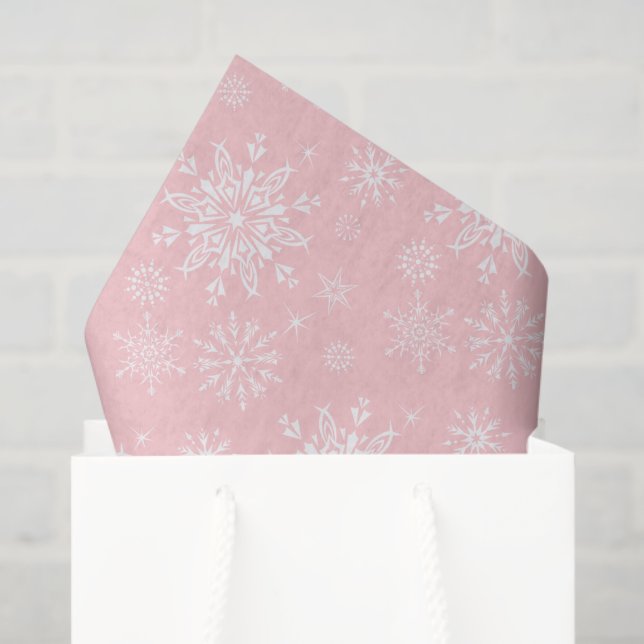 Tissue Paper-Snowflakes Tissue Paper (Gift Bag)